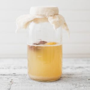 Water Kefir with Muslin